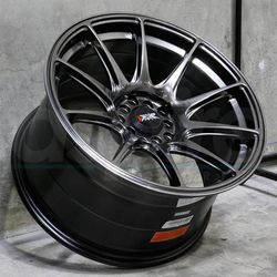 XXR wheels 527 15 inch 4x100/4x114.3 Chromium Black Rims