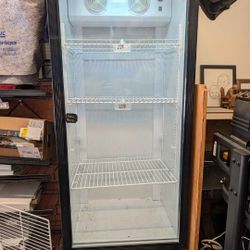 Glass Door Display Refrigerator 1 And 1/2 Years Old