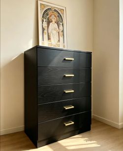 Brand new bedroom black dressing cabinet, modern wooden dressing cabinet, 35 inches