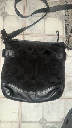 Black coach bag
