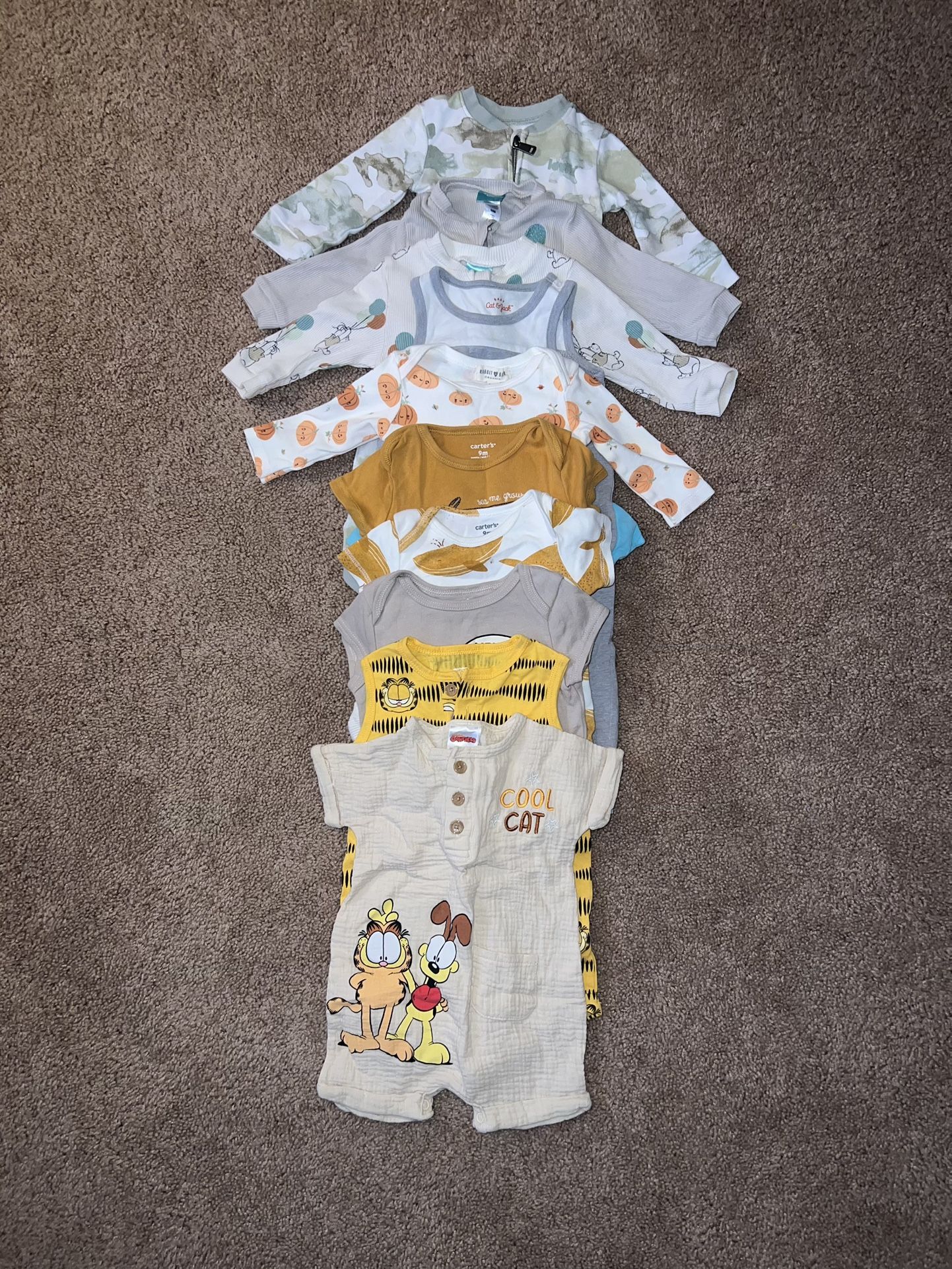 Bundle Of 10pcs 6-9m Baby Boy Clothes