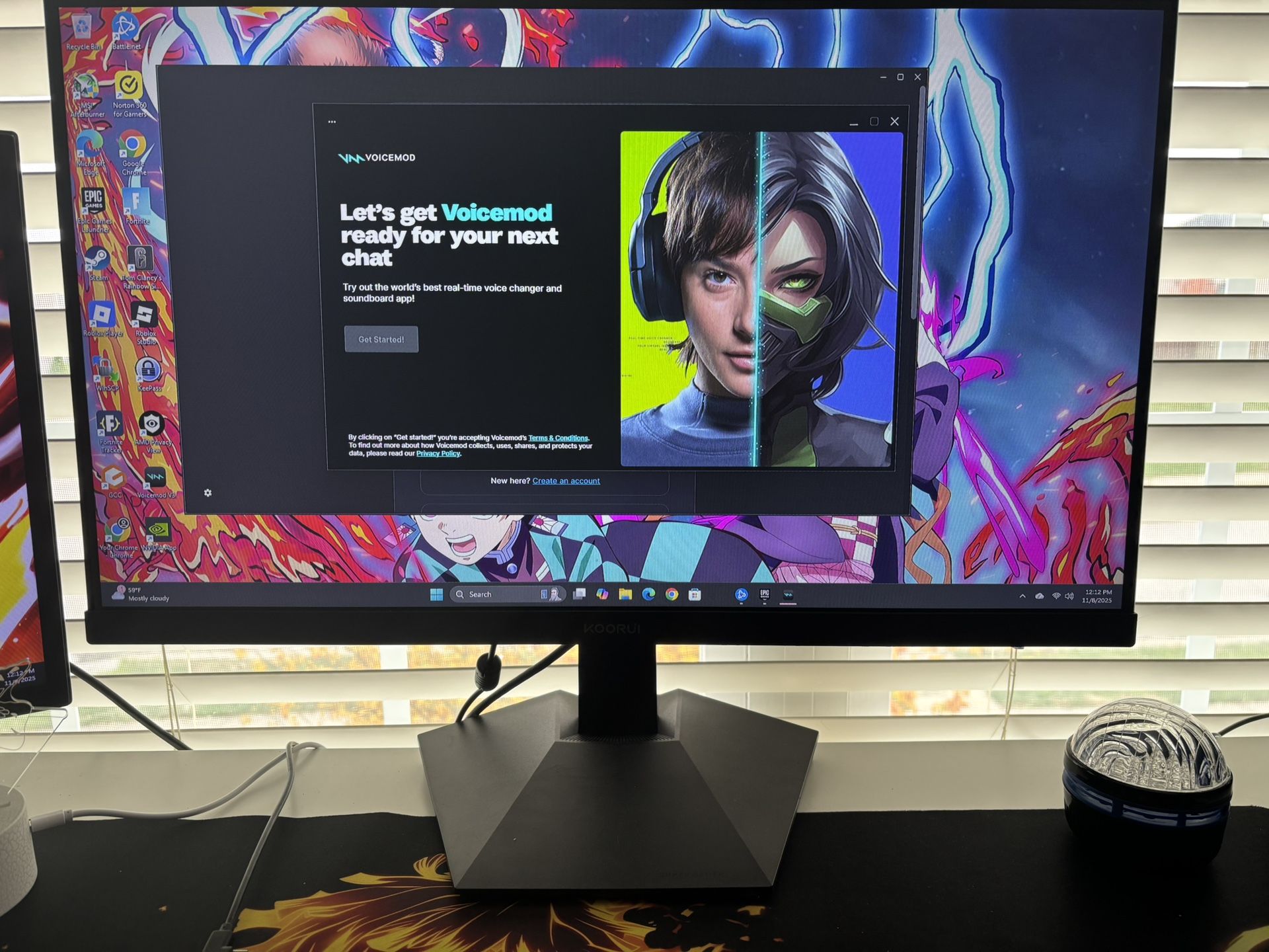 Koorui 24” 180Hz Gaming Monitor