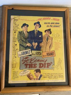 “St Benny the Dip” 1951 NSS Display Poster