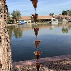 Copper Rain Chain