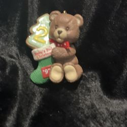 Baby’s 2nd Birthday 97 Baby Bear Ornament
