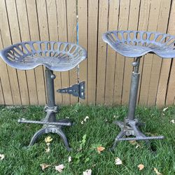 Tractor Seat Barstools (2)