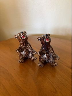 Vintage Bear Salt & Pepper Shakers