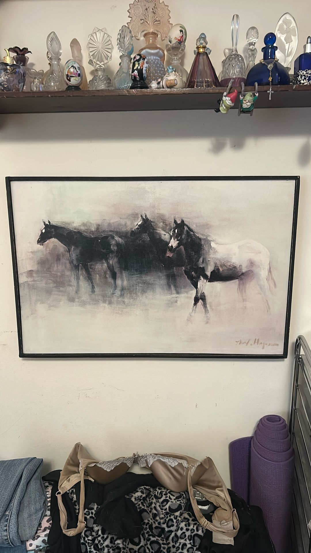 Horses Oil Painting