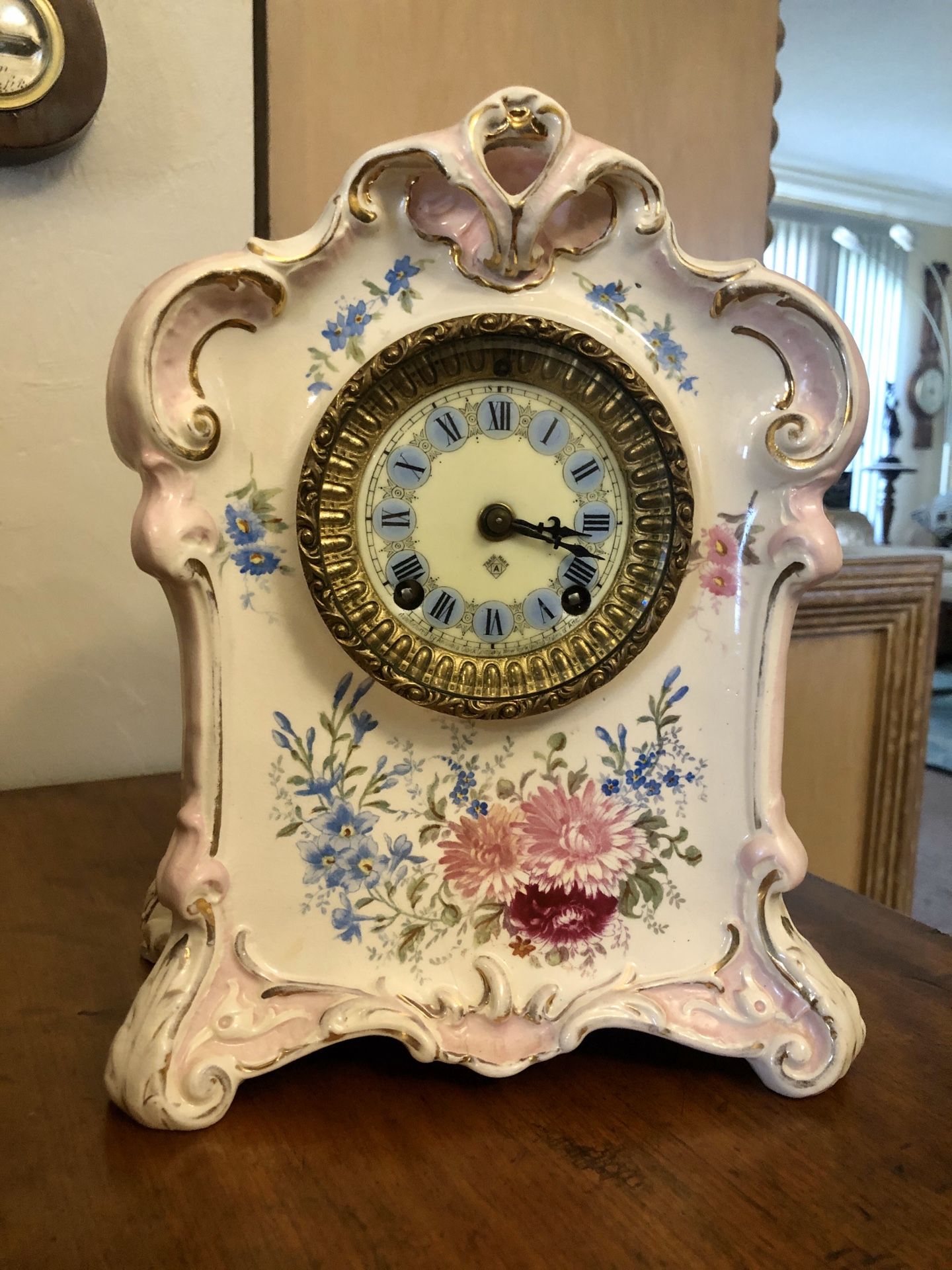 Antique Ansonia Royal Bonn clock