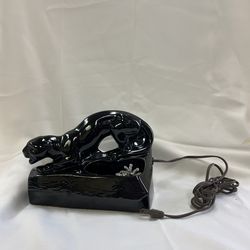 Vintage Style Black Panther Lamp – Retro Decor