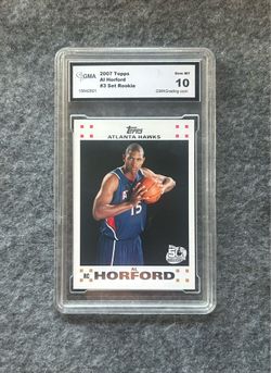 2007 Topps Al Horford Rookie Card GMA 10