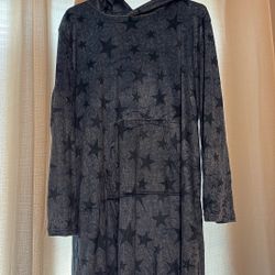 Soft Blue Starry Robe