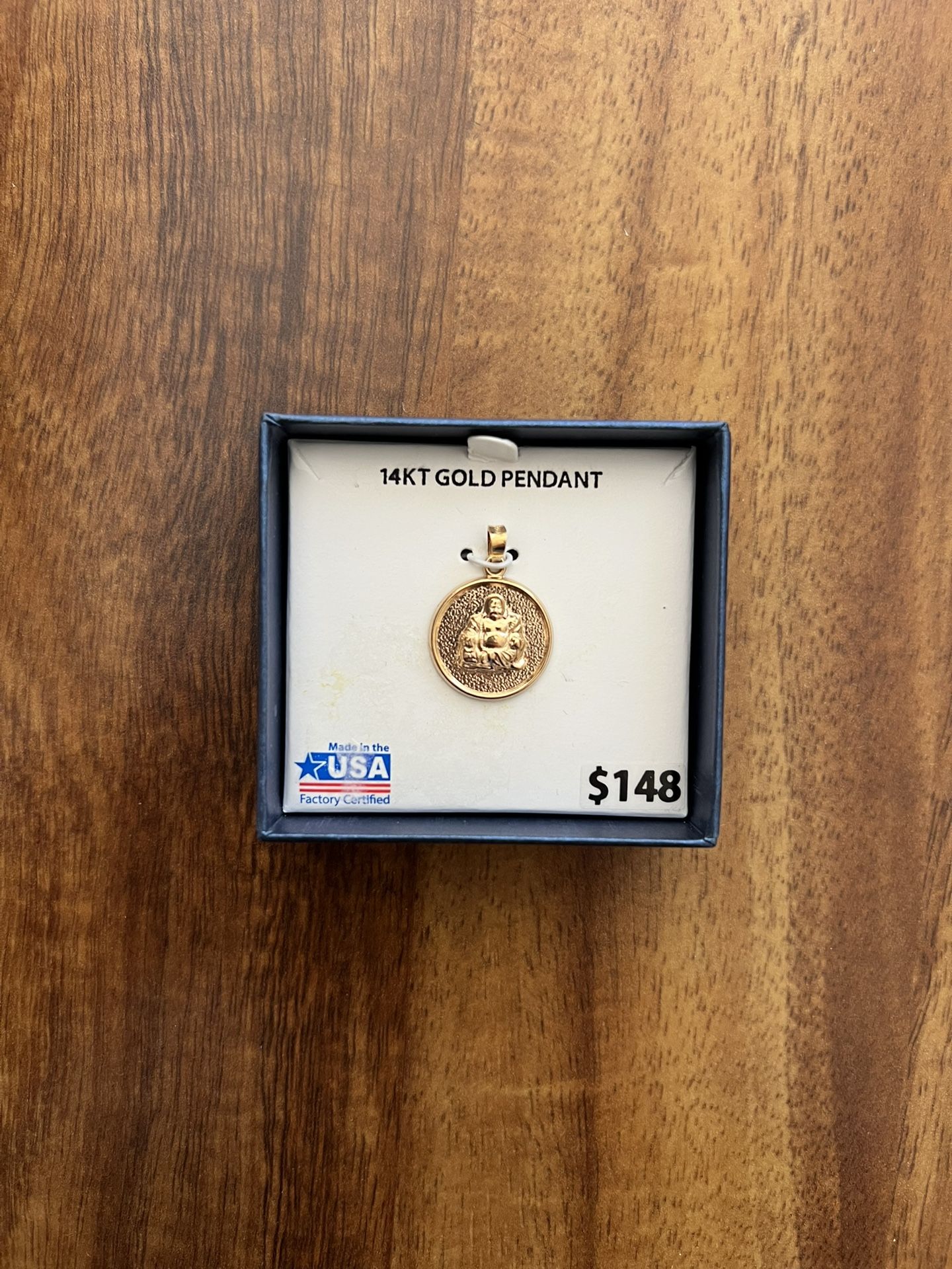 50% Off 14k Gold Buddha Pendant
