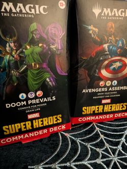 MTG Marvel Super Heroes Commander Decks x2