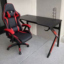 Brand New Game Desk With Chair Gaming Desk Office Desk Computer Desk With Chair Combo