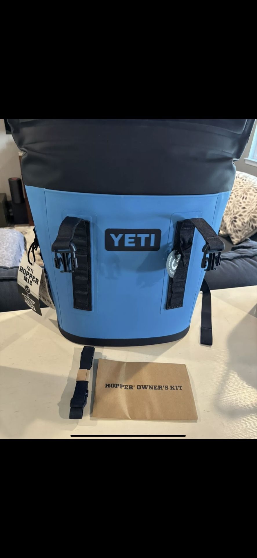 New YETI M12 Soft Backpack Cooler…… Big Wave Blue