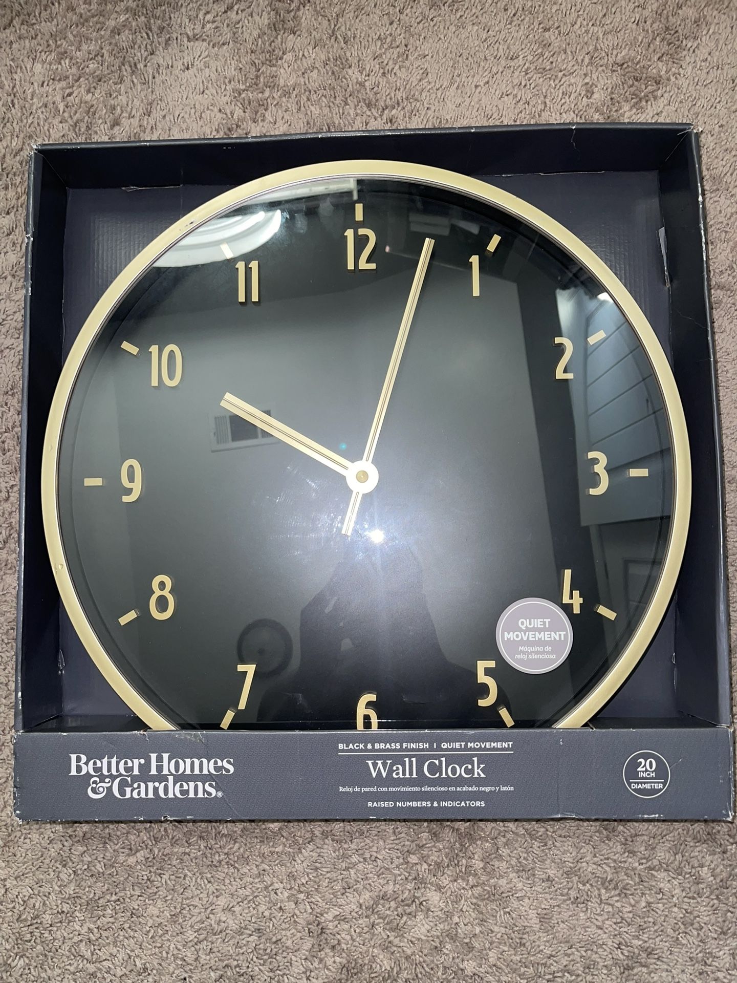 Better Homes & Gardens 20” Wall Clock