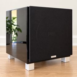 REL Acoustics Serie T7 Powered Subwoofer High Gloss Black Home Theater Audio