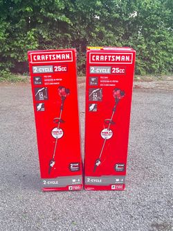 Craftsman new 10” pole saw extend until 12ft 2-cycle gas powered new $200each