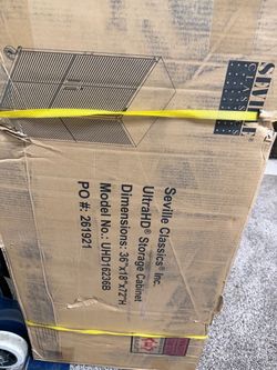 Seville Classics UltraHD® Rolling Storage Cabinet — NEW / UNOPENED (color: granite)