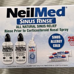 Neilmed 250 Sinus Packets Relief Brand New