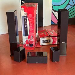 VocoPro Piano-5 Home Theater / Karaoke Speaker System – 5 Speakers