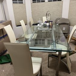 Leather Couches With Side tables