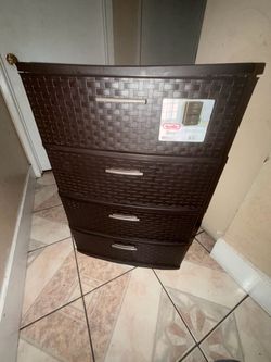 Plastic 4 drawer