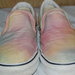 Vans Tie Dye Slip On's Mens 6.5/ Womens 8