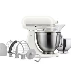 ARTISAN® SERIES 5 QUART TILT-HEAD STAND MIXER WITH PREMIUM ACCESSORY PACK - PORCELAIN WHITE