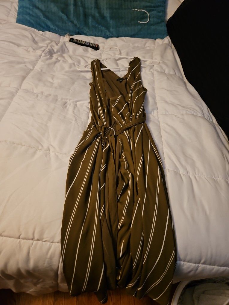 Olive Green Dress
