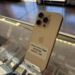 iPhone 16 Pro 128gb Unlocked 