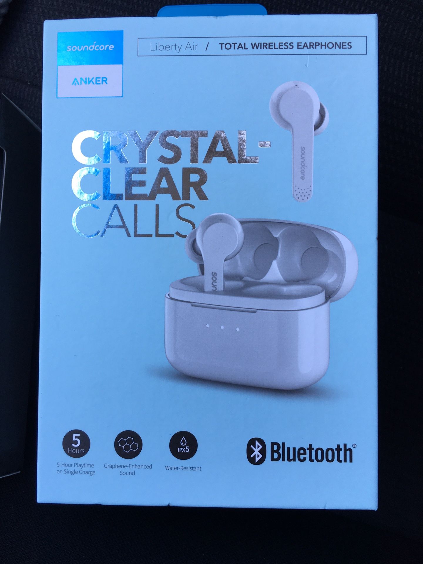 Crystal Clear Soundcore Anker Crystal Clear Calls Libe - New Bluetooth Headphones