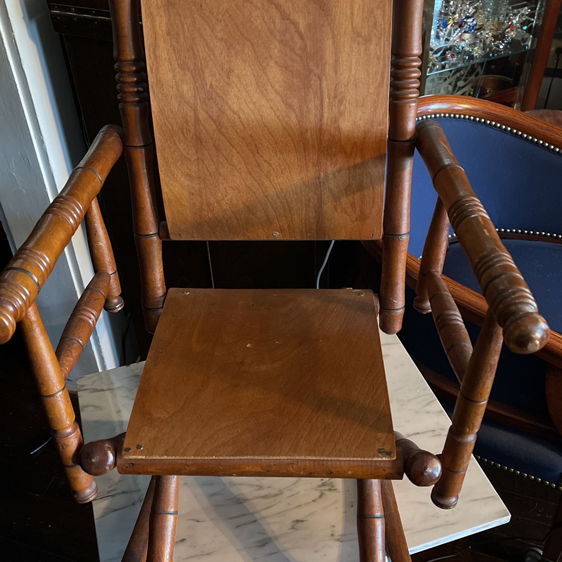 Vintage antique child or doll rocker