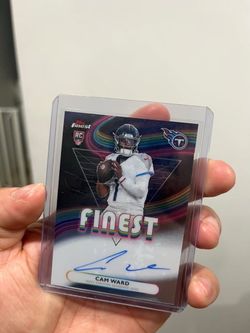 Cam Ward Topps Finest RC Auto NFL Card
