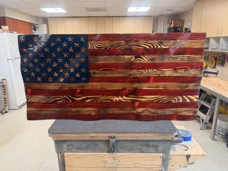 Wavy American Flag