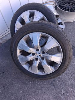 17in Honda Oem Weels And all season tires