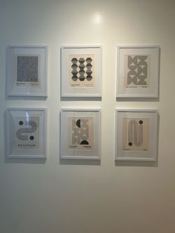 BAUHAUS art in frames