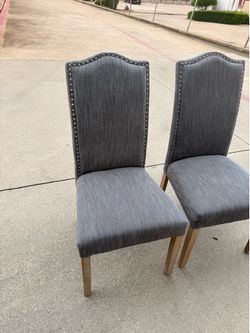Upholstered Dining Chair Modern Stylish Parsons Kitchen Diner Chairs