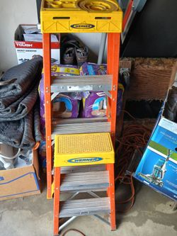 WERNER 4FT AND 2FT ALUMINUM LADDERS