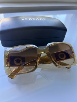 Versace Medusa oversized sunglasses