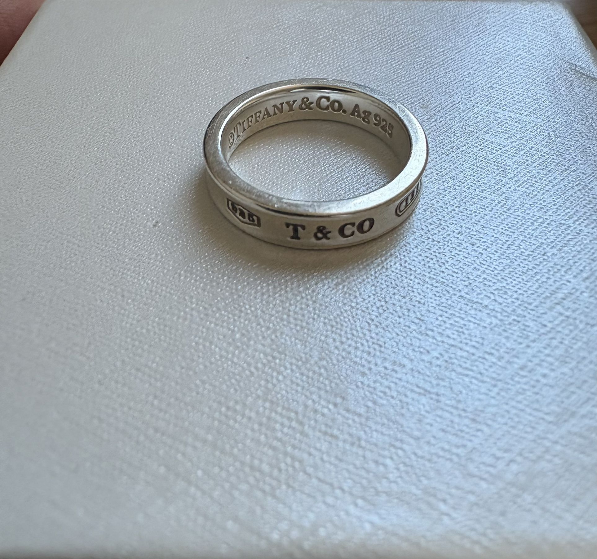 Tiffany 1837 Ring In Silver (Size 5.5)