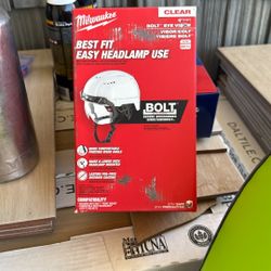 Clear Visor Milwaukee Hard Hat