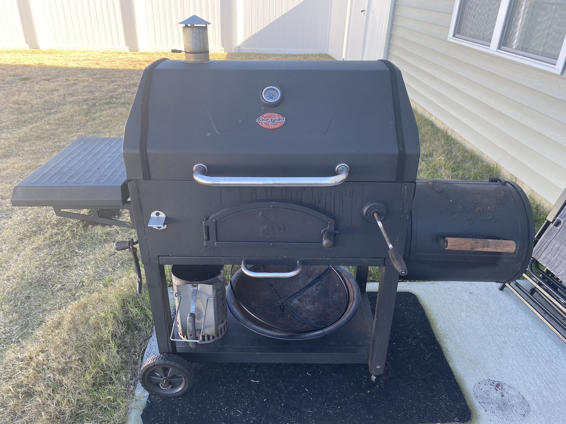 Charcoal Grill & Smoker 