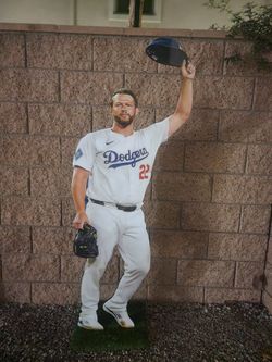 Dodgers Kershaw 5ft Wooden Cutout