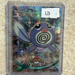Poliwag Topps tekkno chrome holo rare!!!!