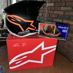 Brand New Helmet And Goggles