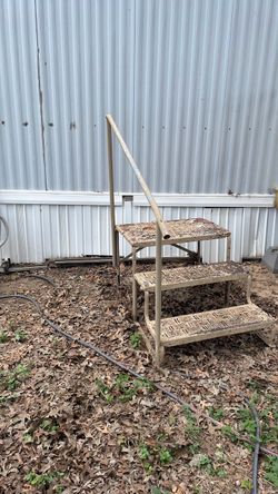 Metal steps for Mobil home
