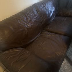 Leather Couch 