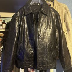 Roundtree And Yorke Leather Jacket (XL)